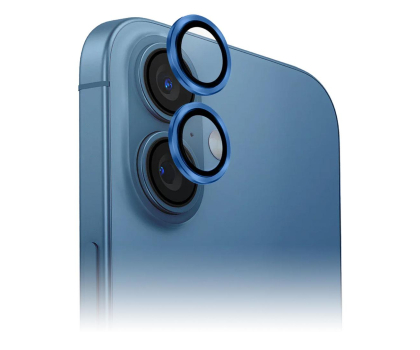 Szkło i folia ochronna Uniq Optix Aluminium Lens Protector iPhone 16/16 Plus pearl blue UNIQ-IP6.1-6.7(2024)-ALENSPBLU